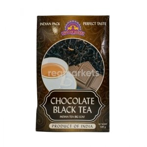 Шоколадный черный индийский чай крупнолистовой Индиан Базар